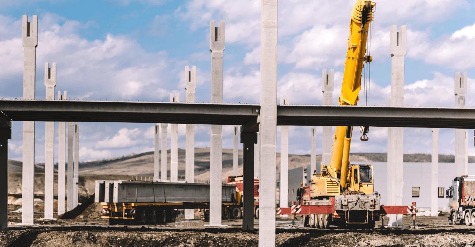 Industrial construction site