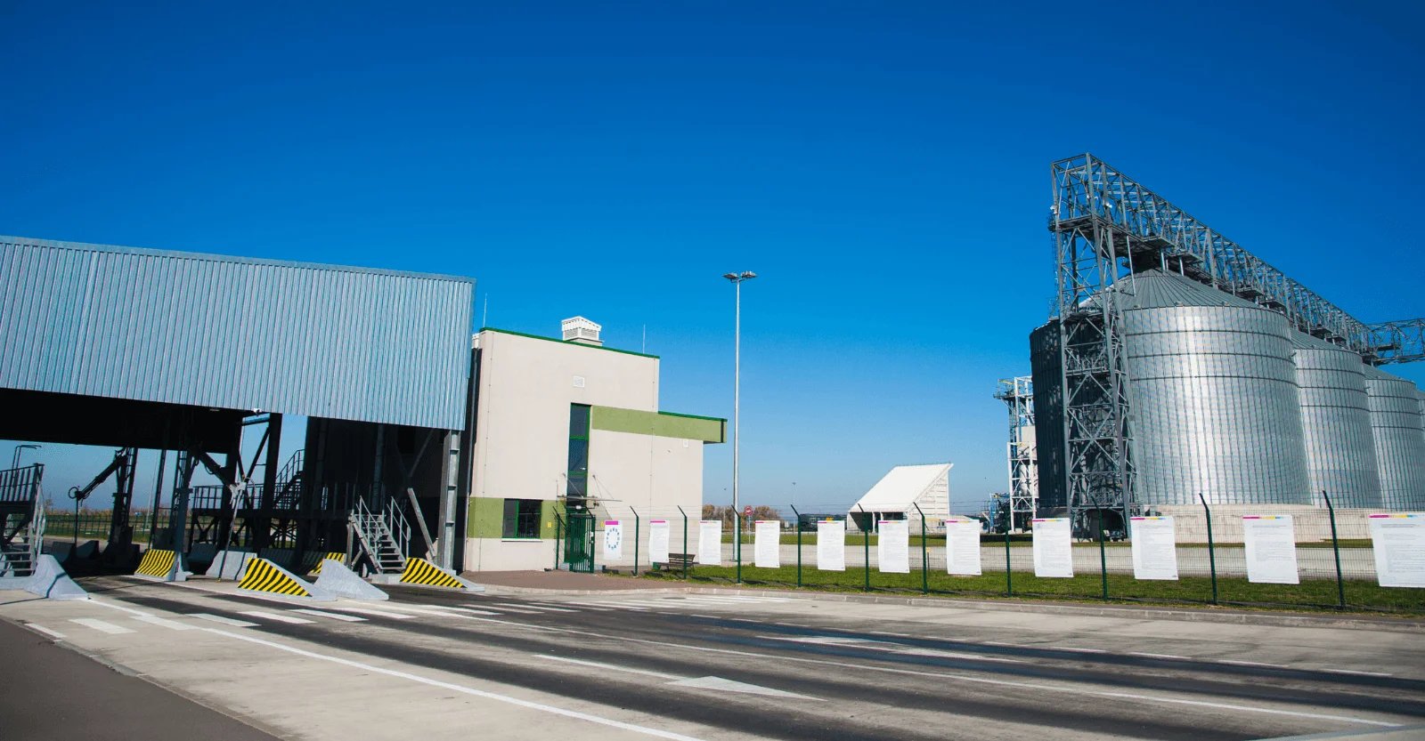 Industrial plant and logistics infrastructure
